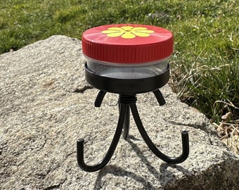HUM-Drum™ with lovely stand Hummingbird Feeder, Hand Held, Gift #013
