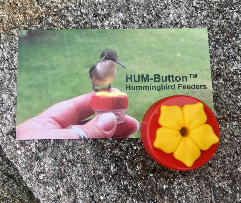 Single Humbutton™ Mini Hand Held Hummingbird Feeder New Etsy