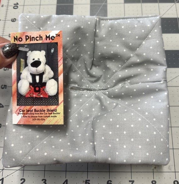 No Pinch Me™ Car Seat Buckle Shield-prevents Accidental Pinching