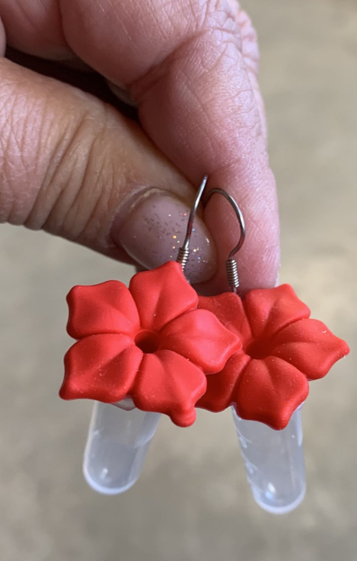 NEW Hummingbird Feeder Earrings Handcrafted and Unique Etsy