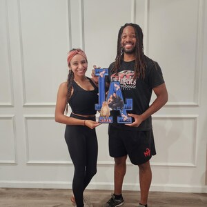 Dodger LA Personalized Portrait Cutout, 16inch, Handmade