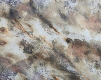 Eco Printed Fabric, Sheer Fabrics, Silk Chiffon, Silk Habotai