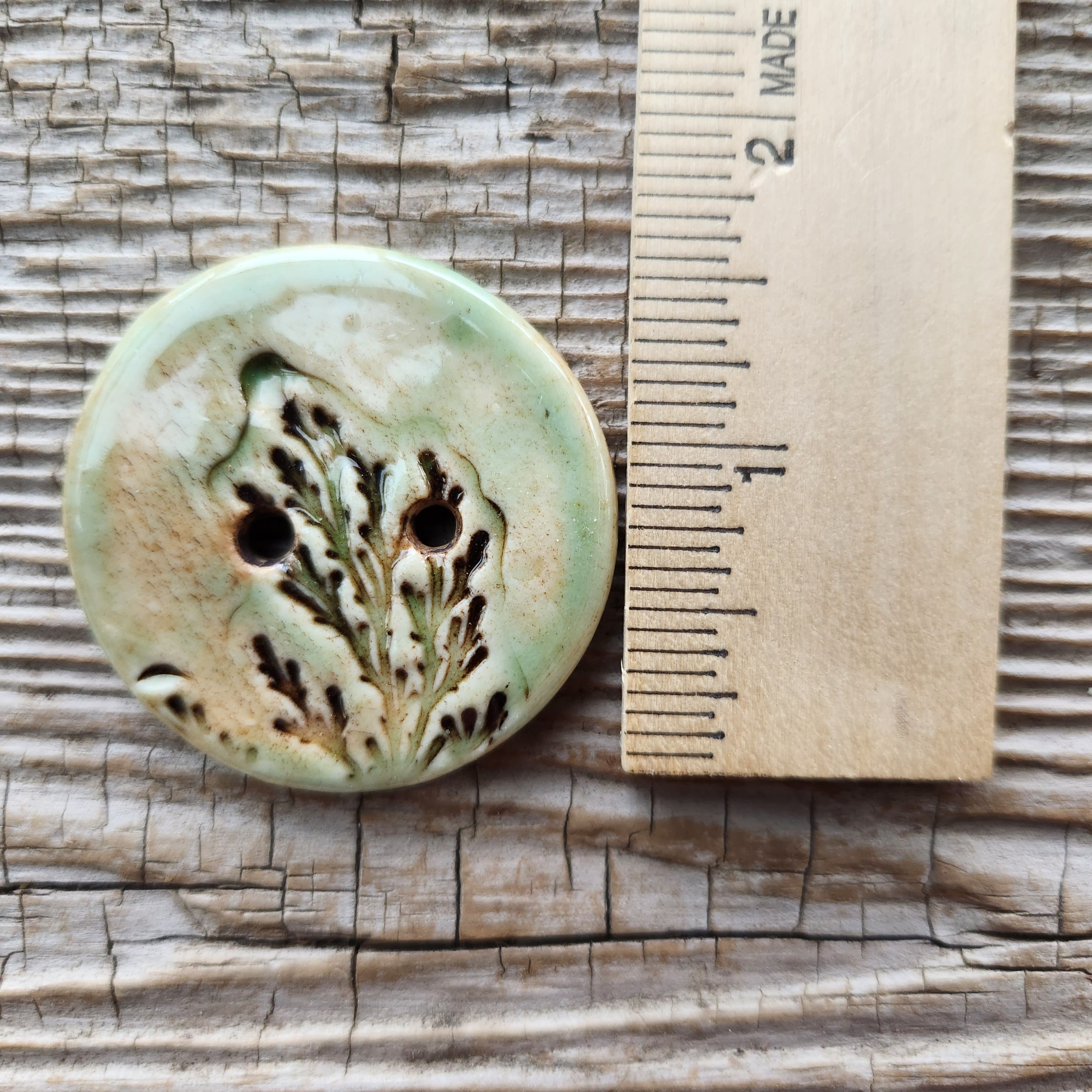 Large Ceramic Buttons Buttons Large, Ceramic Buttons, Green Buttons, Sewing Supplies - Etsy