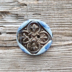 Large Buttons, Pottery Buttons, Sewing Notions