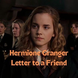 Hermione Granger - Carta a un amigo - Carta de 1000 palabras - Descarga instantánea