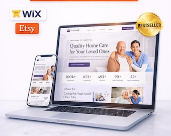 Home Gesundheit Wix Website Template | Kundenumwandelndes Design