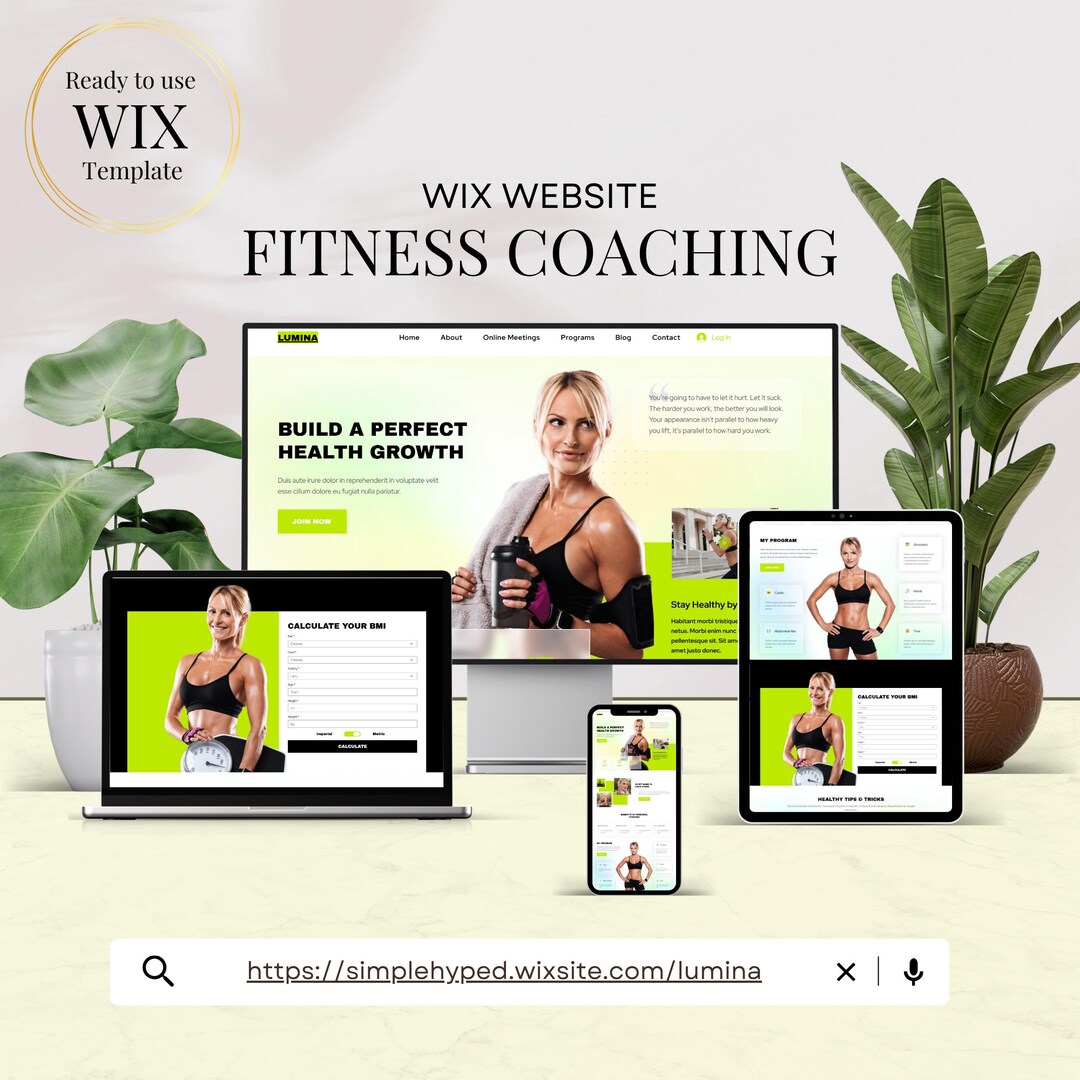 Allpurpose Coaching Wix Studio Template (digital Download) Fitness