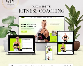 Allzweck-Coaching Wix Studio Vorlage (Digitaler Download) | Fitness, Mindset & Business Coaches