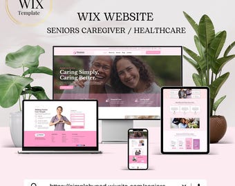 CareEase - Moderne und reaktionsschnelle Home Gesundheit Wix-Vorlage