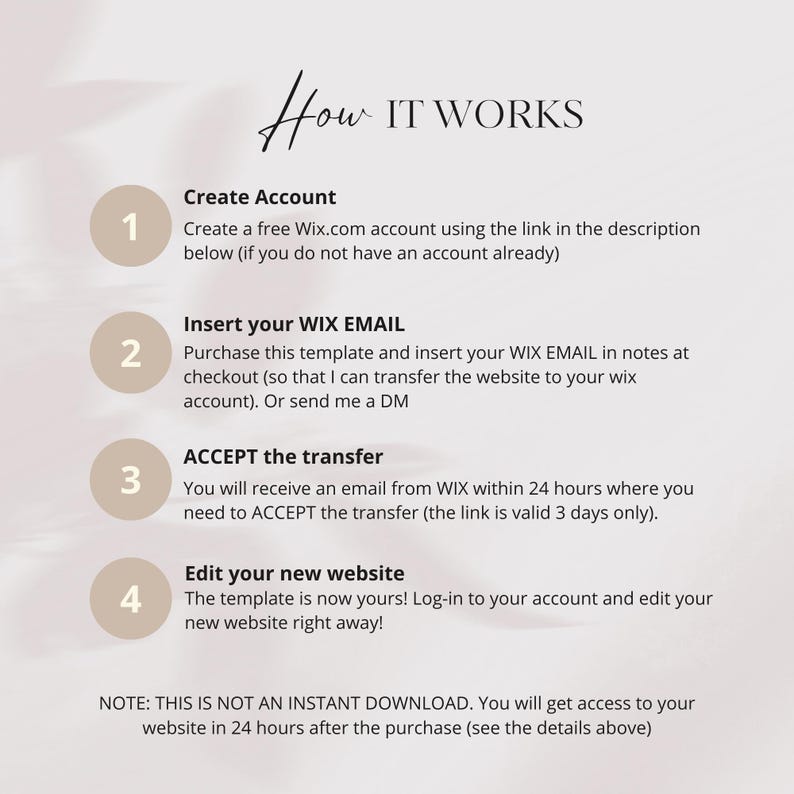 Wix Website Template for Social Media Experts | Service-based Business ...