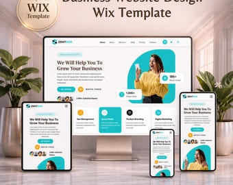 Wix Studio-Vorlage für die Website eines Finanzberaters | Website für Unternehmens- und Startup-Beratung | Zentrox