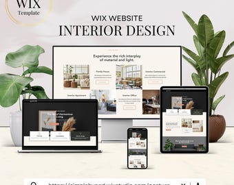 Wix Studio Template - Elegante Innendesign-Website