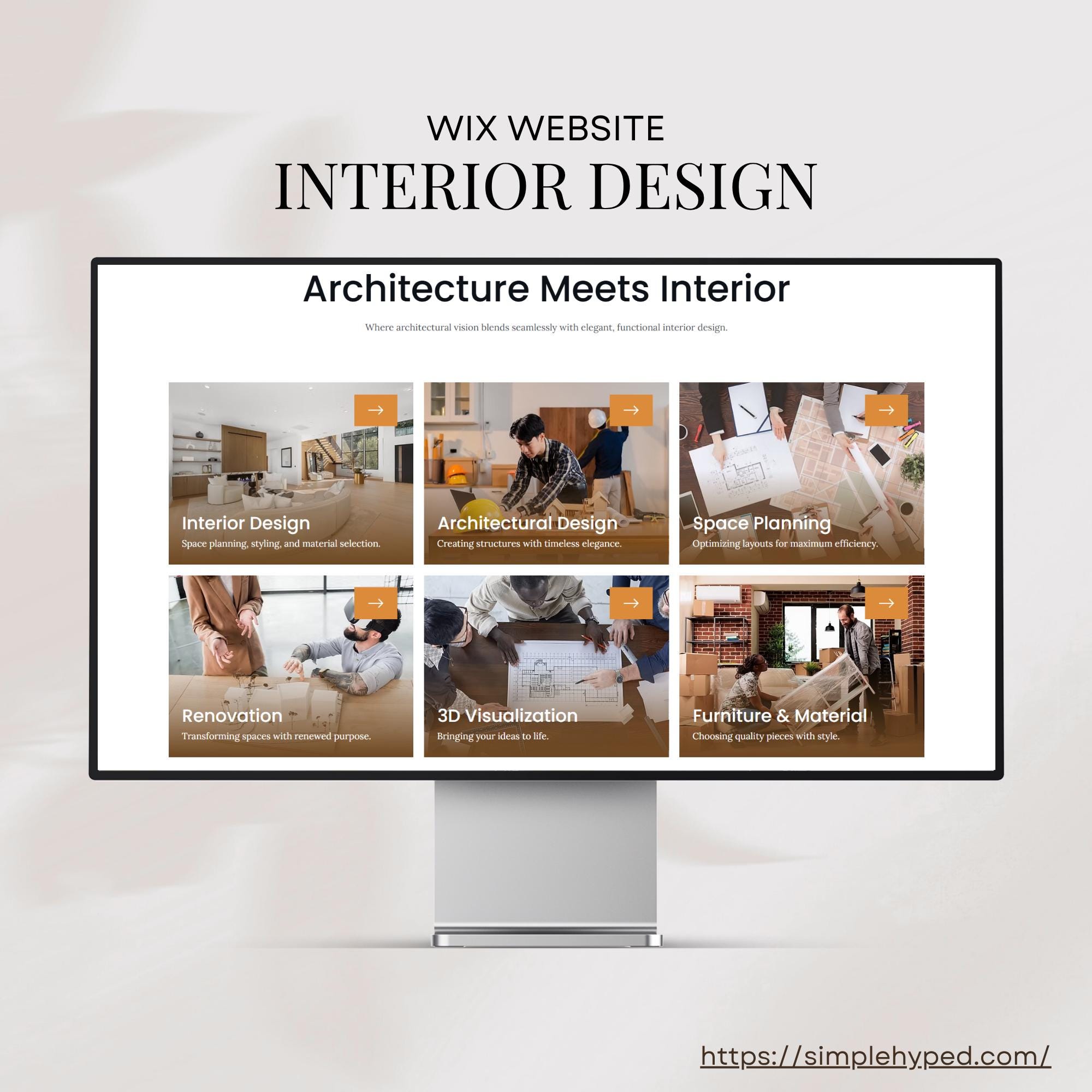 Elegant Interior Design Wix Studio Template (digital Download) | - Etsy