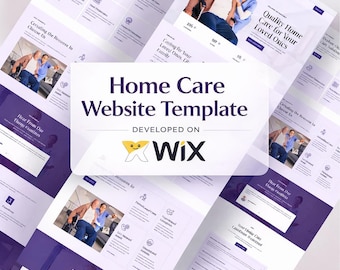 Szablon witryny Wix dla branży opieki zdrowotnej | Projektowanie opieki i medycyny