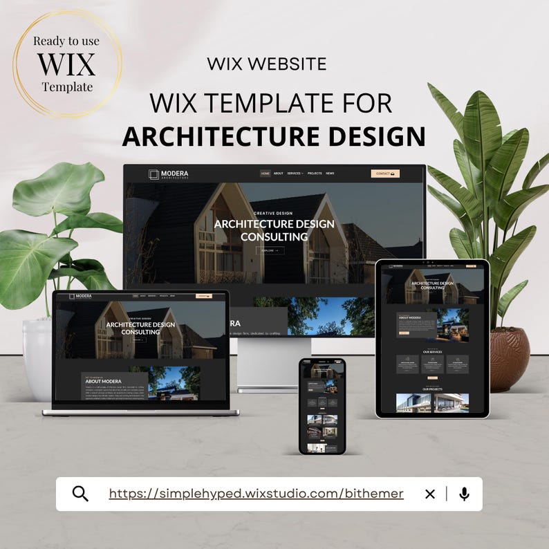 Wix Studio Template: Architecture & Interior Design Portfolio (digital ...