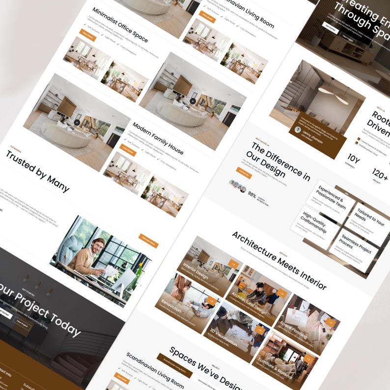Elegant Interior Design Wix Studio Template (digital Download) | - Etsy