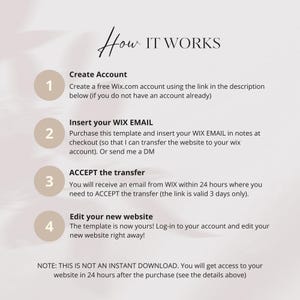 Wix Website Template for Coaches & Social Media Manager, Business Site, Therepist, Business Coach image 10