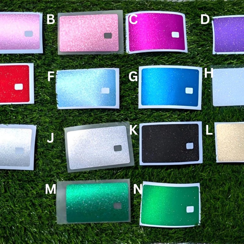 thumbnail image 2 of Ziggie Zaggie Credit/Debit Card Skin Cover Sticker Wrap - Bigsticker - 3.375" X 2.125" - Multicolor Vinyl 2 of 6