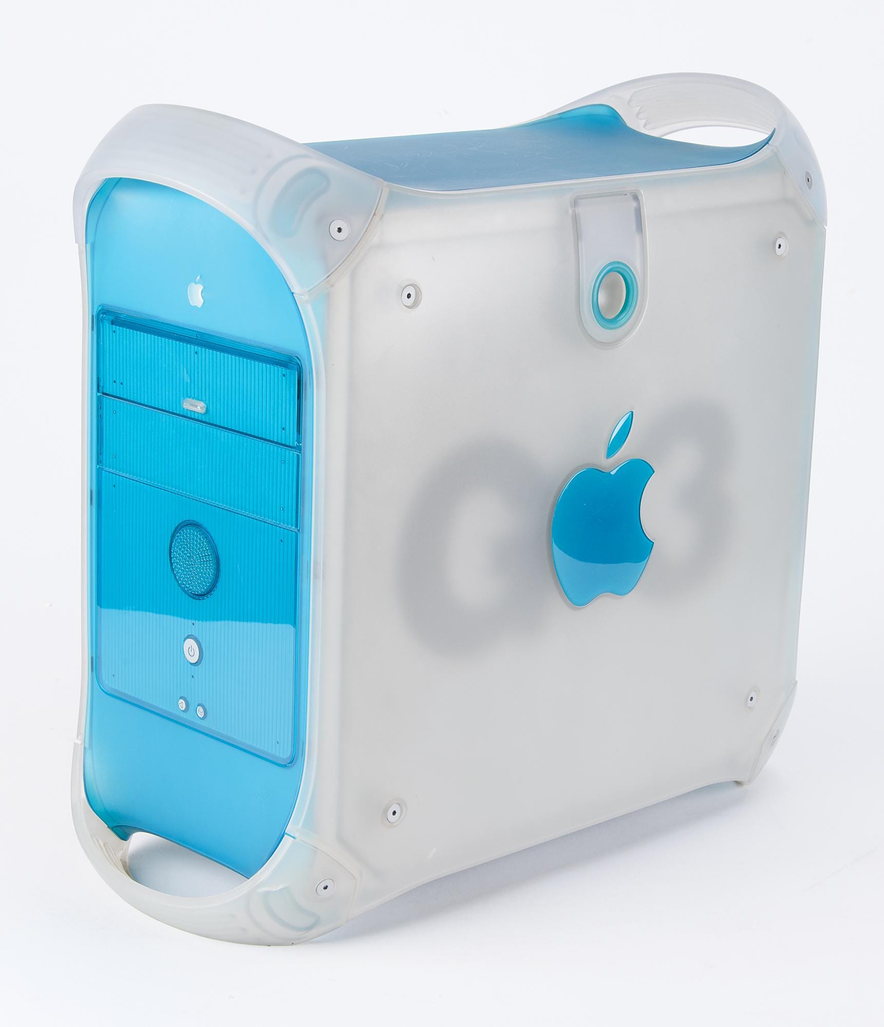 iMac G3 Apple パソコンデスク　クリア素材　y2k スペーシー Apple iMac G3 display. A product design very much emblematic of