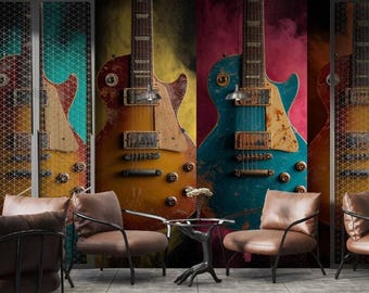Customize Backdrop BELECO 9x6ft Fabric Chalkboard Backdrop Love Hand Drawn Sketch Instruments Rock Roll Guitar Radio Blues Soul Music Concert Party Chalkboard Wallpaper - View #9
