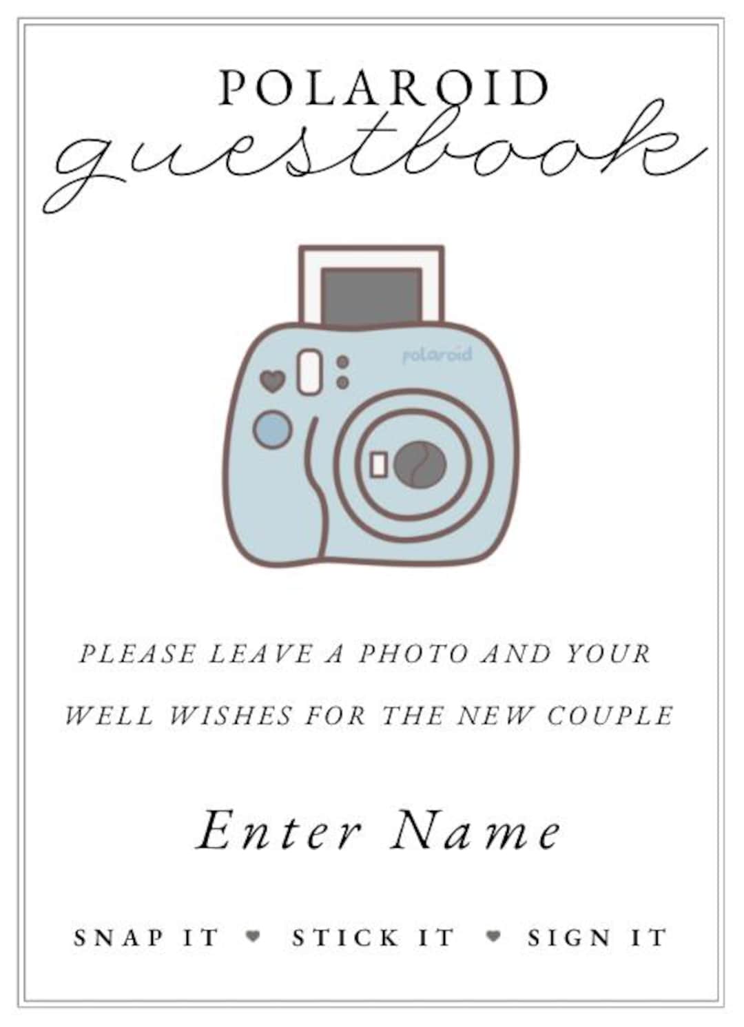 Printable Guest Book Sign - Etsy