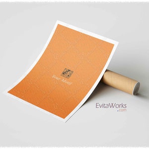Stampe su carta di lino o tela vellutata, motivi personalizzati realizzati a mano