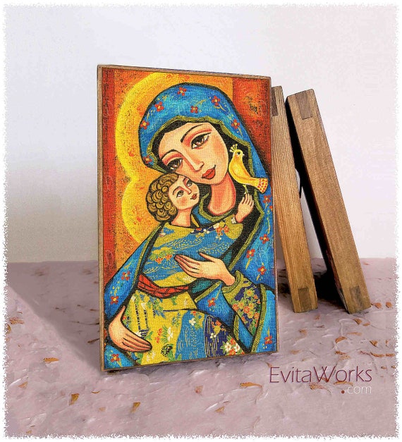 Wooden Mother Wall Art Art Objects Art & Collectibles Sculpture