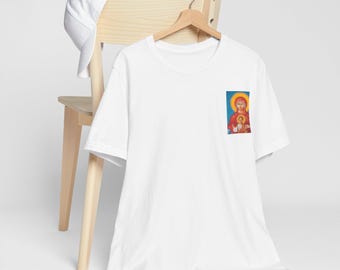 Eastern, Byzantine Catholic, Orthodox Christian, ICXC/NIKA, Unisex Jersey Short Sleeve Tee