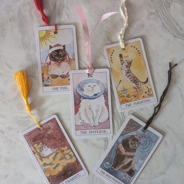 Cat Tarot Card Bookmark