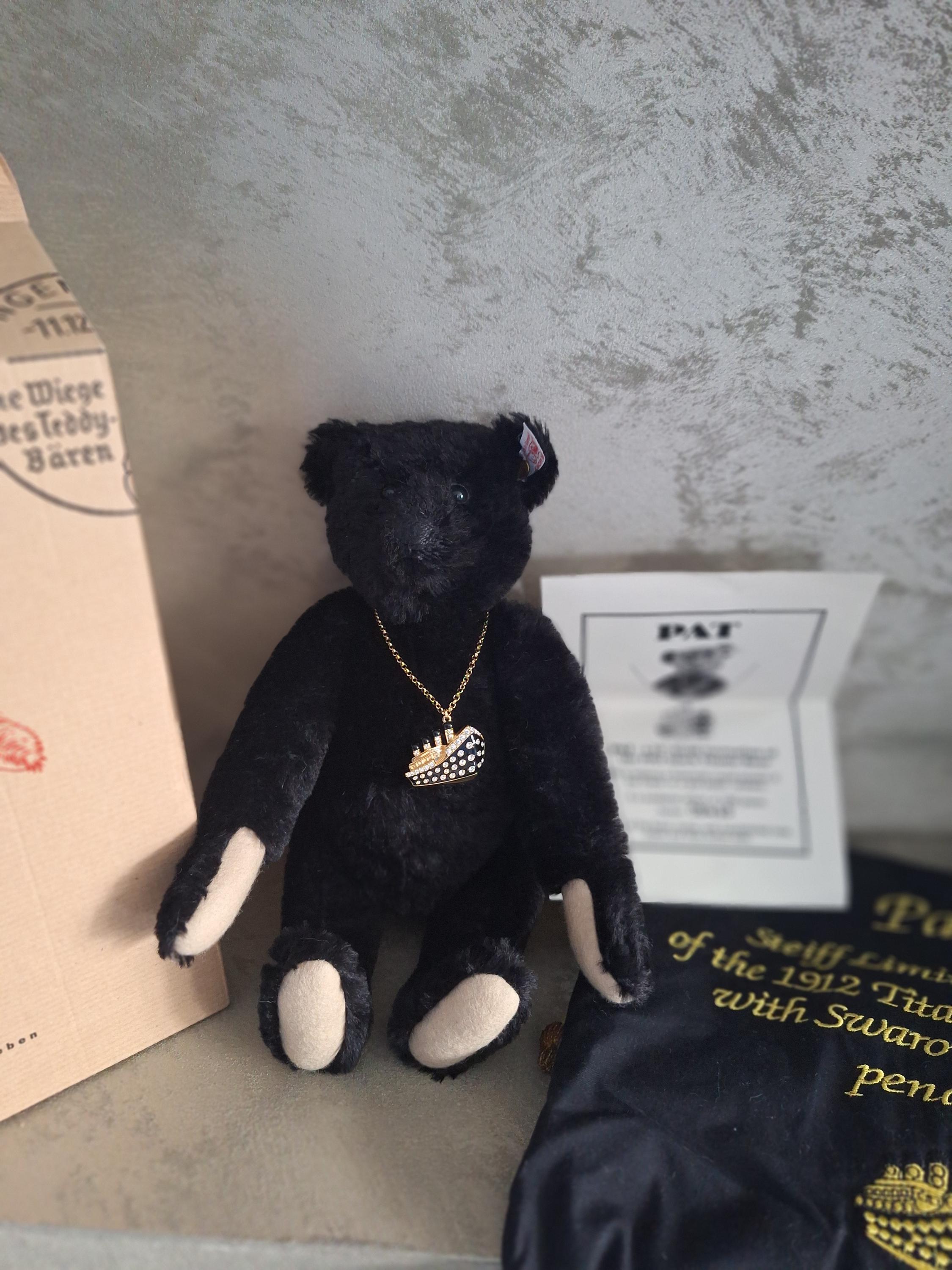 Steiff Titanic Commemorative Mourning Bear (660771) Collectors