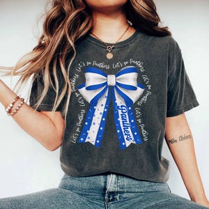 Custom Mascot Coquette Shirt, Coquette Bows School Spirit T-shirt, Booster Coquette Mascot shirt, Personalized School Team Name