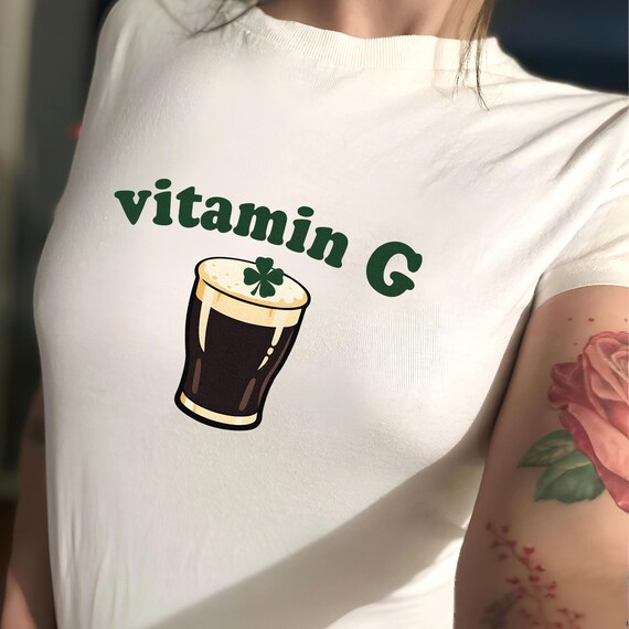 Vitamin G Irish Beer Baby Tee, Irish Bar Tee, Leprecunt Babytee, Irish Women Top I Love Irish Tee, Lucky Four Leaves