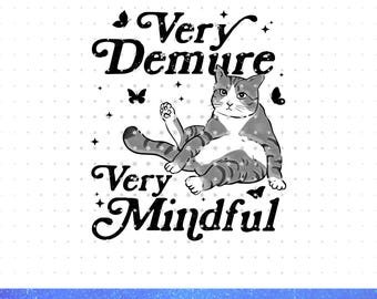Very Demure Very Mindful Png, Very Cutesy Png, Demure Workplace Png