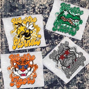 Custom Preppy Mascot Retro Shirt, We Are Custom Mascot Tee, Mascot Checkerboard Shirt, Favorite Team Tee, High School Team, Cheer Leader Tee