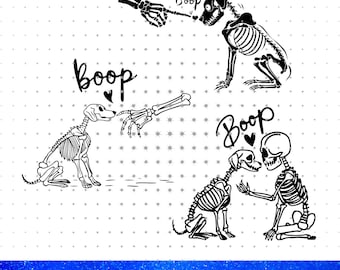 Boop Dog Halloween Png, Dog Skeleton Boop Png, Funny Dog Png, Spooky Dog Png, Dog Bone Png, Funny Skeleton Png, Halloween Png
