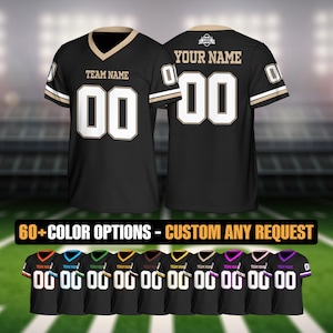 Personalisiertes Team Name Nummer Fußball Trikot für Männer Frauen Jugend Kind, kundenspezifische Fußballuniformen Herren Fußball Trikot, Geschenk für Fußballfan
