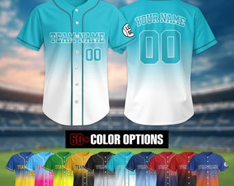 Maillot De Baseball Homme - Marine Et Blanc - Teamwork Athletic - Taille L