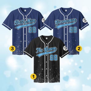 Personalized Groom Groomsmen Baseball Jersey, Custom Name Number Logo Jersey Matching Groom Shirt, Groom Gift From Bride Groom Team