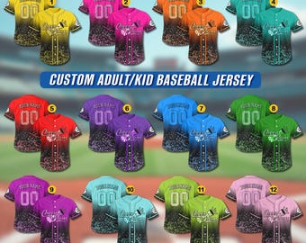 Personalized Glitter Cheer Mom Jersey Shirt, Custom Name Number Baseball Jersey, Cheerleading Mom, Gift for Cheer Mom Cheer Mama Shirt