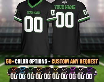 Camiseta de fútbol personalizada del equipo para hombres, mujeres, jóvenes y niños, regalo de fútbol personalizado para fanáticos, camiseta con nombre y número, atuendo para el día del juego