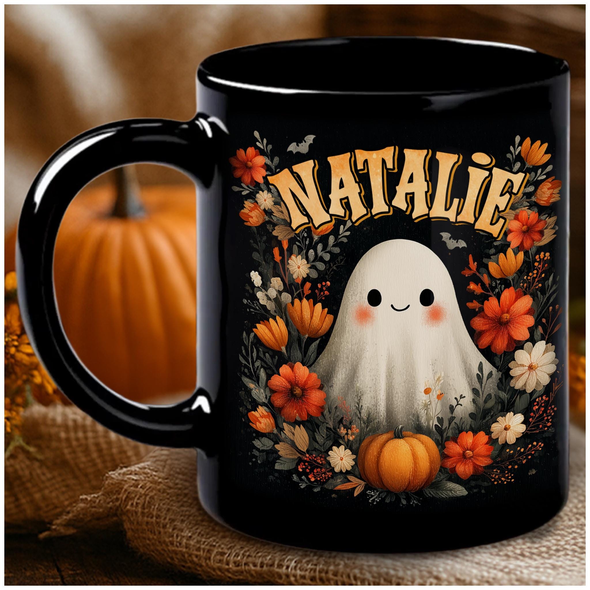 Creative Cute Cartoon Halloween Ceramic Coffee Mug Large Capacity Gift