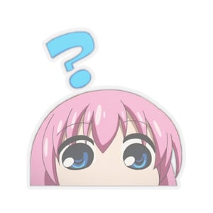 Kawaii Anime Stickers, Cute Japanese Girl for Bullet Journals, Laptops, Scrapbooking, Decals, Planner Accessories