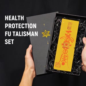 Protection Talisman, Fu Talisman, Good Luck Spell, Lucky Charms, Feng Shui Decor, Oddities, Talisman Accessories, Taoist Amulet, Witchcraft,