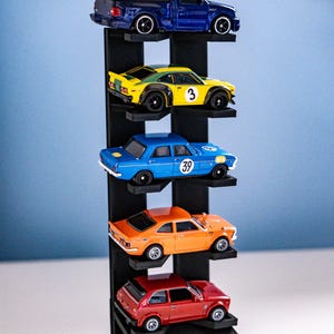 1:64 Scale Diecast Car Display Stand For 5 Cars