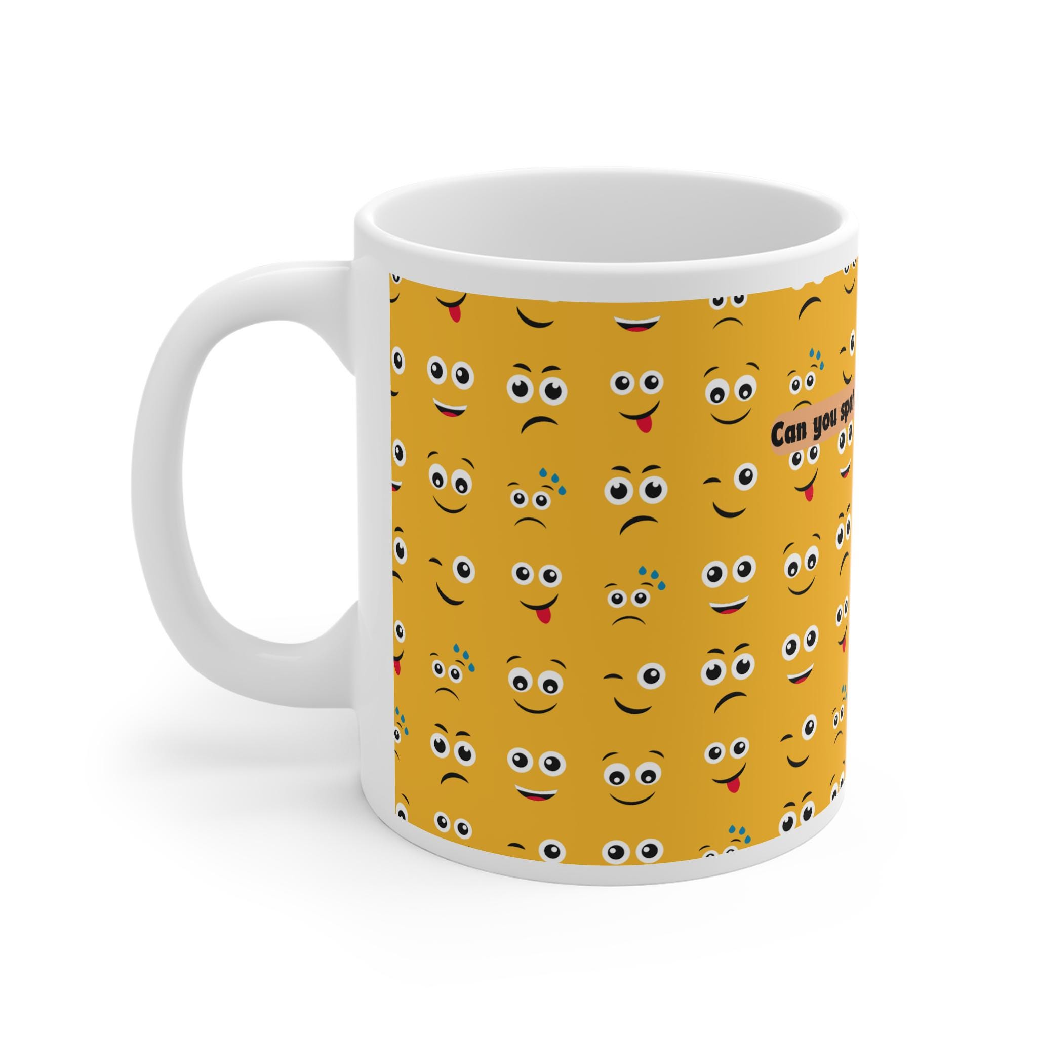 Interactive Emoji Mug Fun Coffee Cup With Little Game, Expressions ...