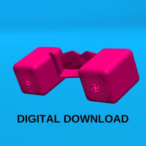 Decorative 3D-Printed Phone Stand with Sound Amplifier | Fits Most Phones | Digital STL Download