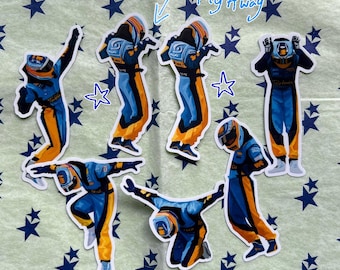 Fernando Alonso Celebration Pose Stickers