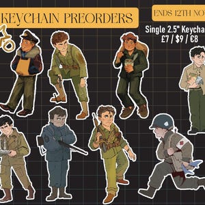 PREORDER Little Guys Keychains HboWar