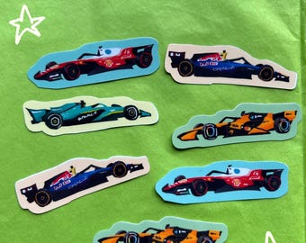 F1 2026 Team Car vinyl stickers