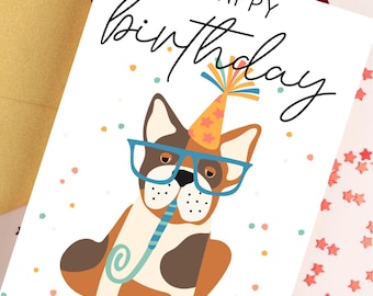 Biglietti Di Auguri Divertenti Per Amanti Dei Cani - Formato A5 Con Busta, Compleanno O Natale